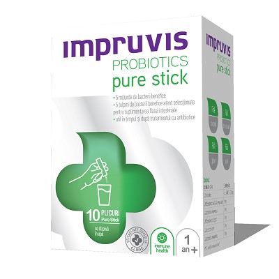 Impruvis Probiotic Pure stick 10 plicuri