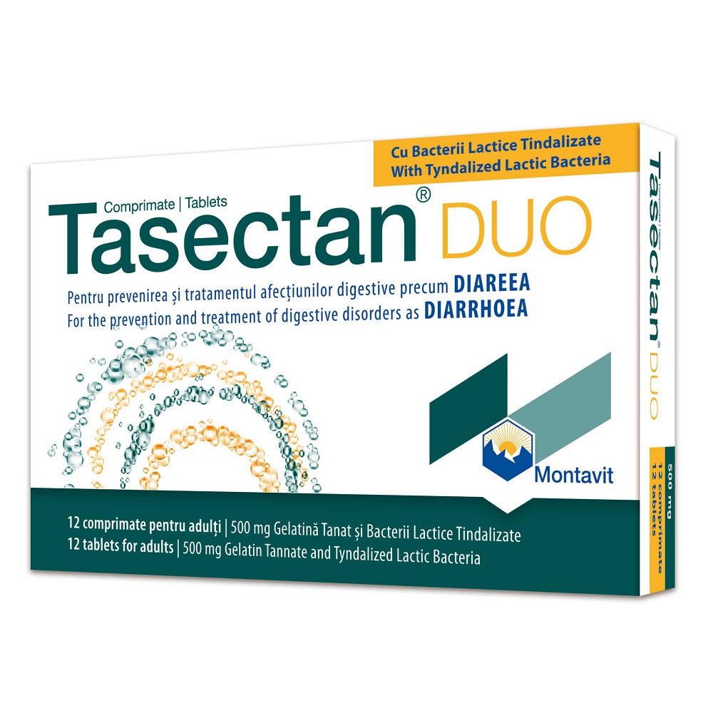 Tasectan Duo adulti 12 comprimate